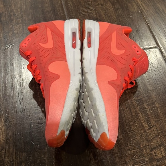 Nike Air Max 1 Ultra Moire ( Hot Lava) Coral Size 10 704995-800 - Picture 8 of 16